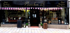 Visited an Antique shop called “Number 10” where I bought myself yet another heart for the boat. Fascinating items for sale.